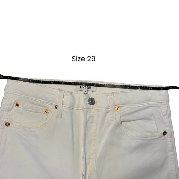 re/done 90s High-Rise Loose Straight-Leg White Jeans - Picture 12 of 12